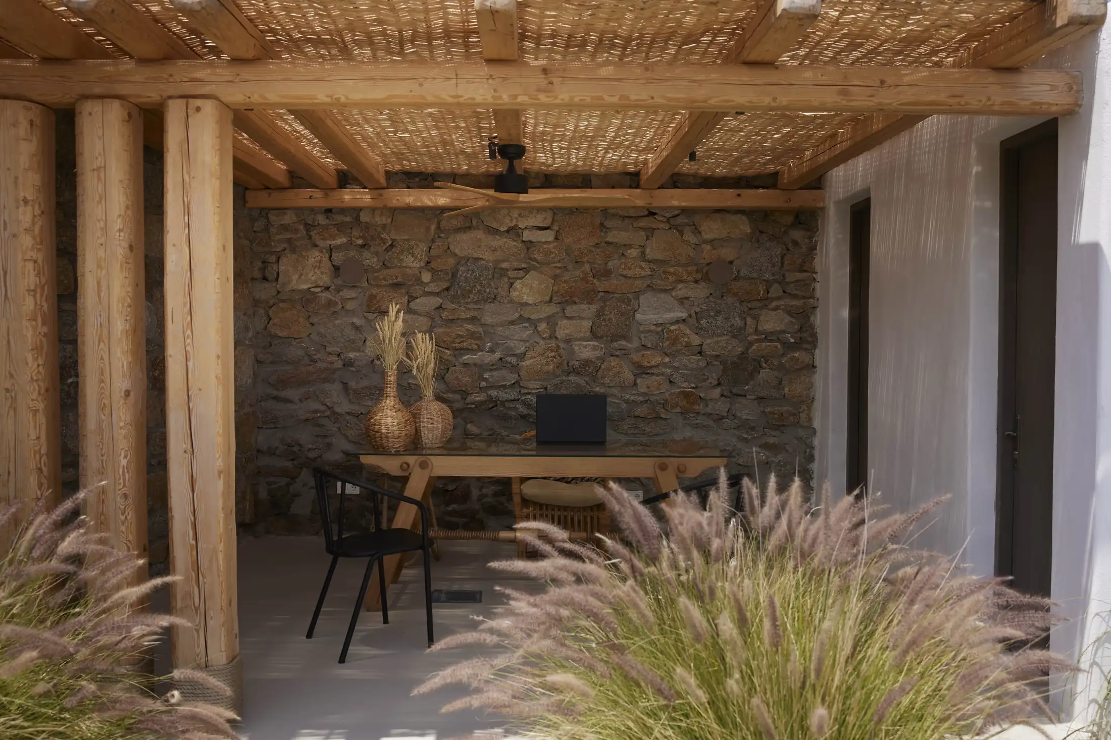 22 - Mykonos South Coast pergola esterna